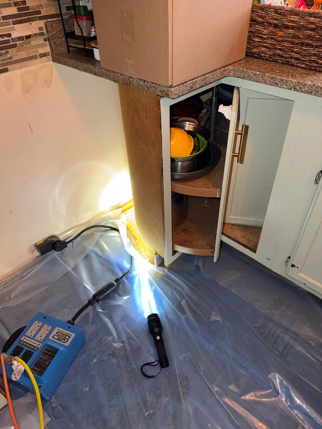 IICRC-certified dry-out in progress at Rossville home