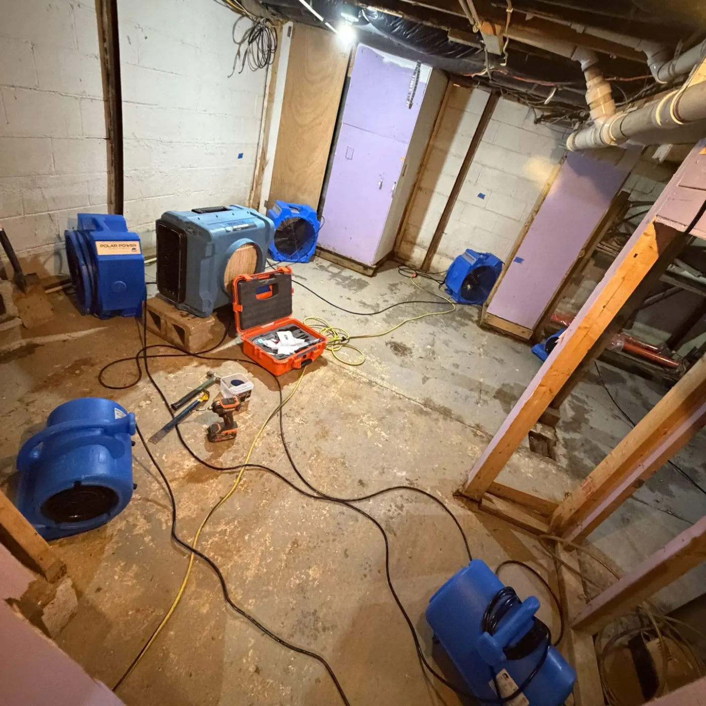 Storm-driven water mitigation in Rossville